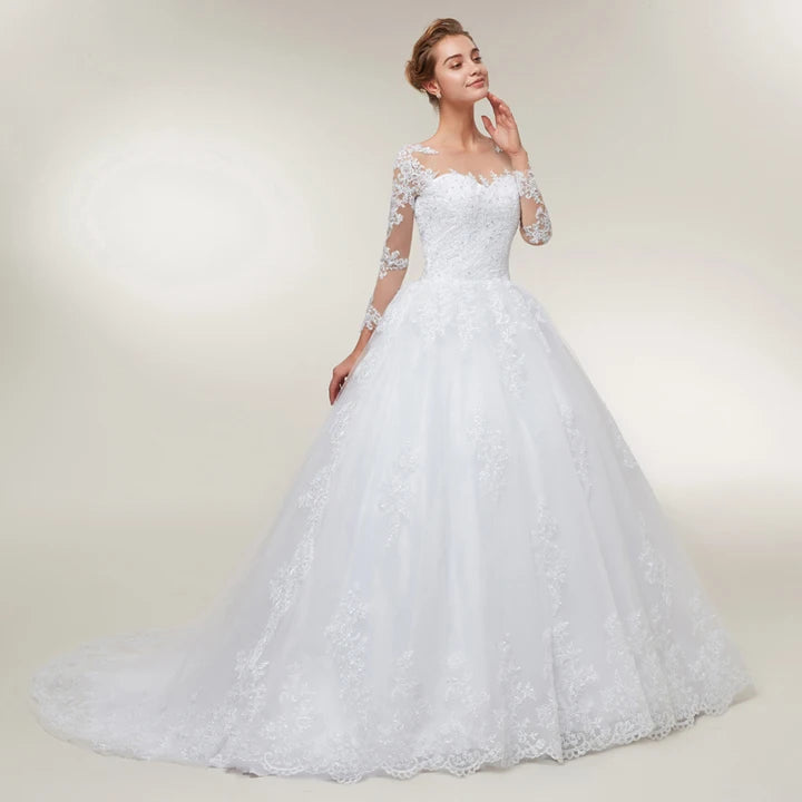 Beautifully Crafted Ball Gown Wedding Dress