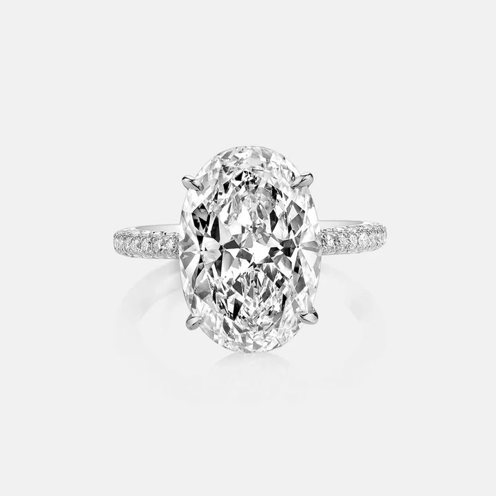Luxury Oval Moissanite Ring