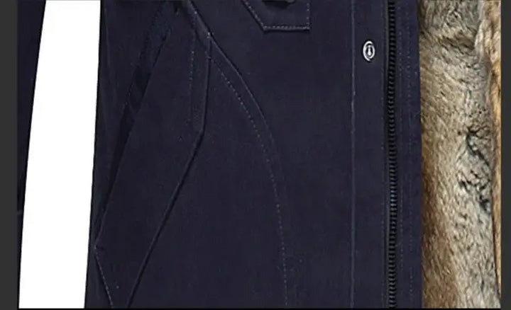 Premium Trim Fur Trendy Parka Coat