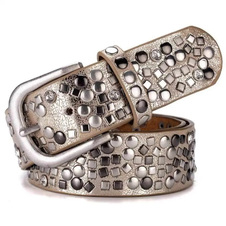 Luxury Rivet Punk Casual Belt