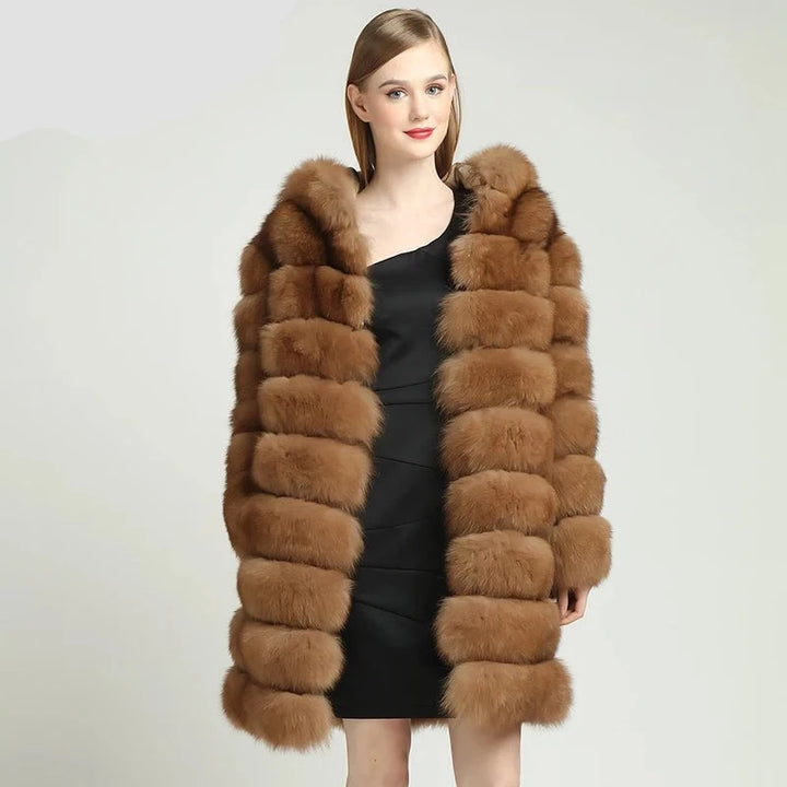 Real Fur Women’s Hood Coat