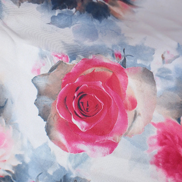 Gorgeous Floral Print Prom Party Dress