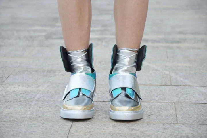 Stylish Mixed Colors High-Top Sneakers