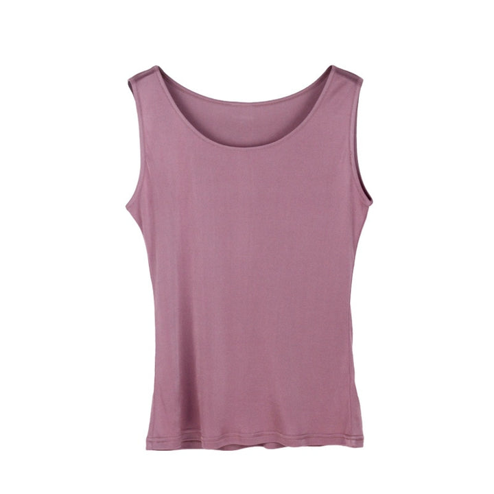 Loose Breathable Women's Real Silk Tank Top