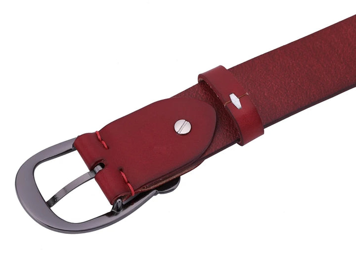 High-Quality Wide Floral Belt