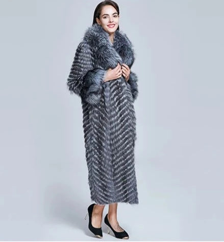 Warm Winter Women's Real Fur Coat