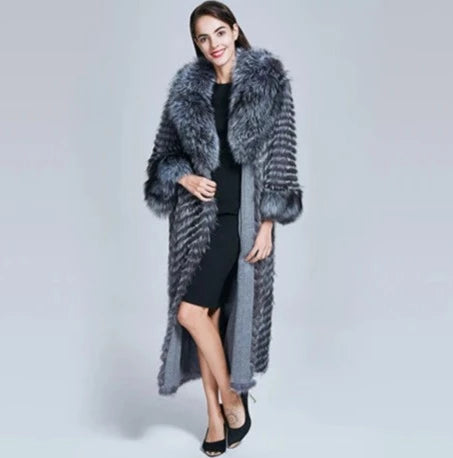Warm Winter Women's Real Fur Coat
