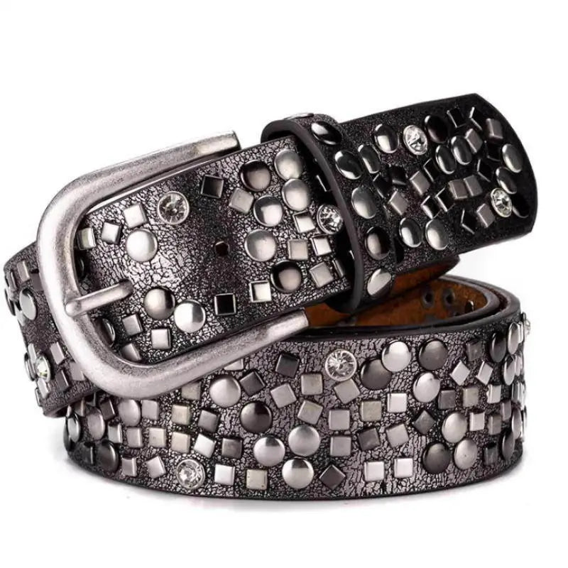 Luxury Rivet Punk Casual Belt