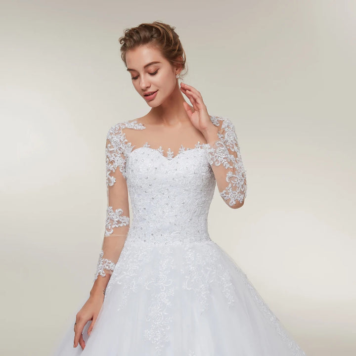 Beautifully Crafted Ball Gown Wedding Dress