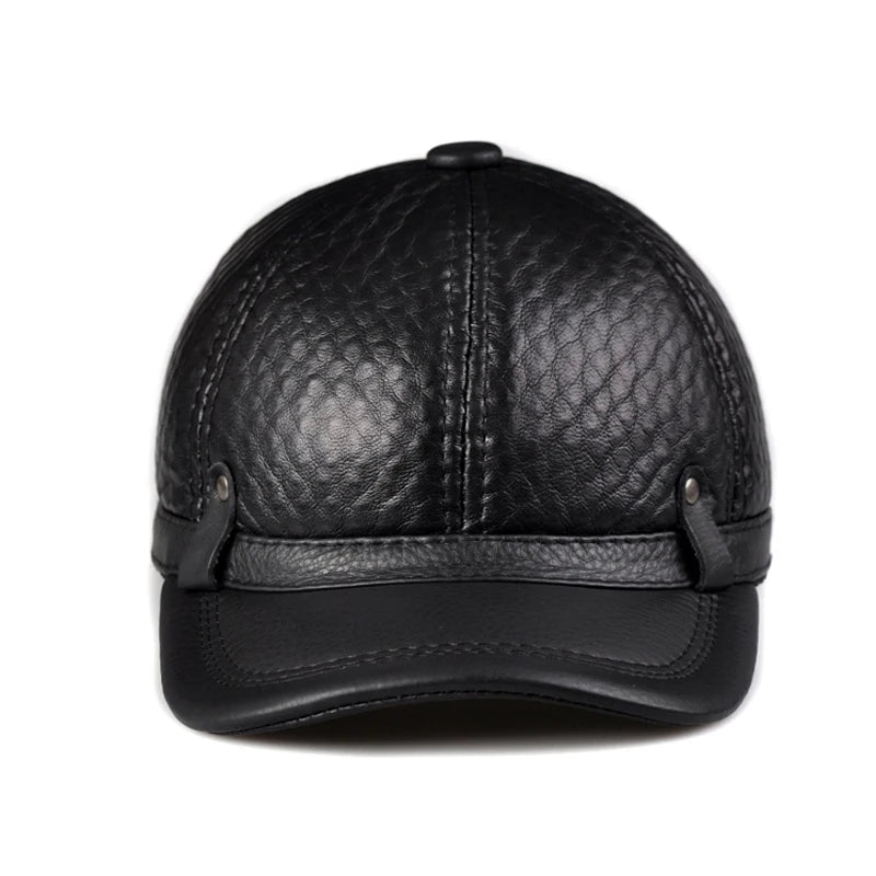 Smart Plaid Embossing Adjustable Cap