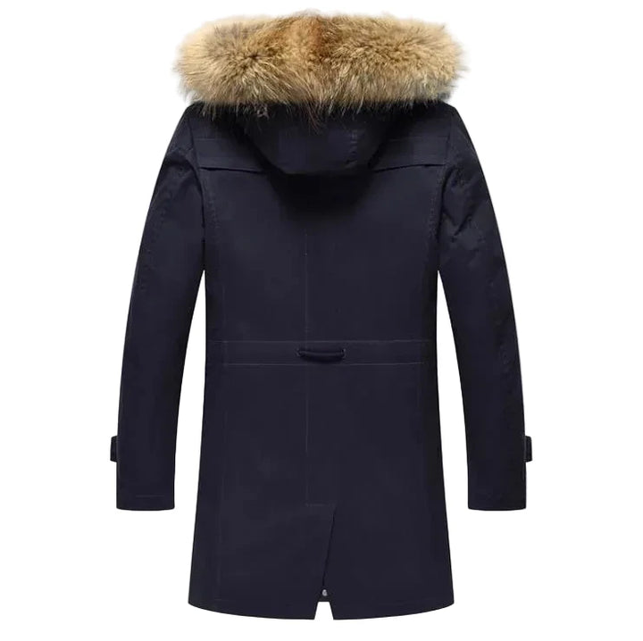 Premium Trim Fur Trendy Parka Coat