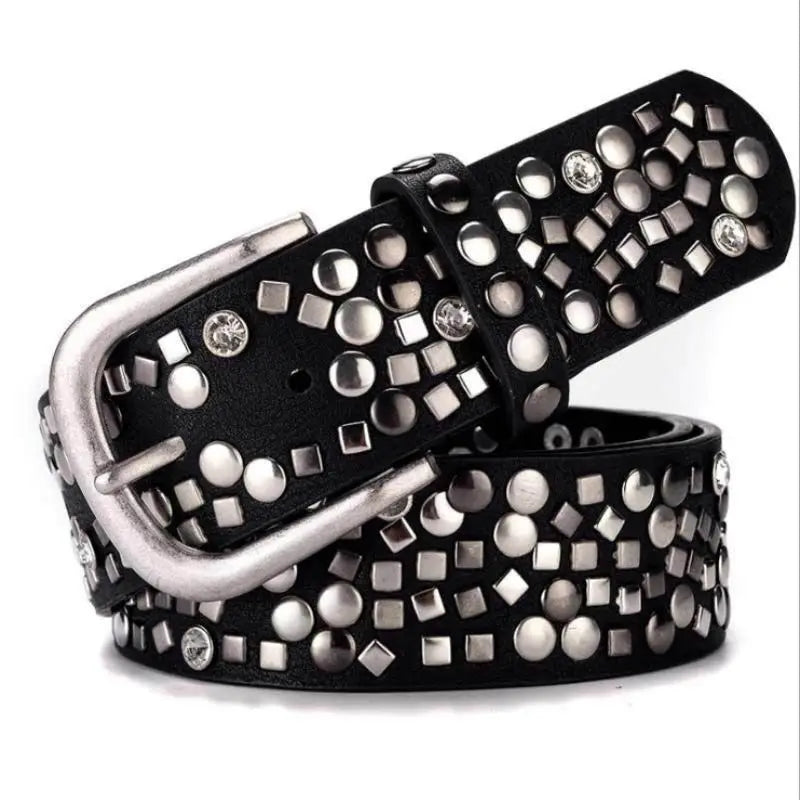 Luxury Rivet Punk Casual Belt