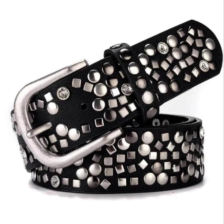Luxury Rivet Punk Casual Belt