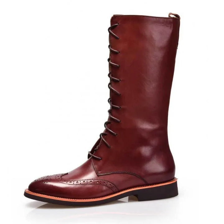 Stunning Knee-High British Style Boots