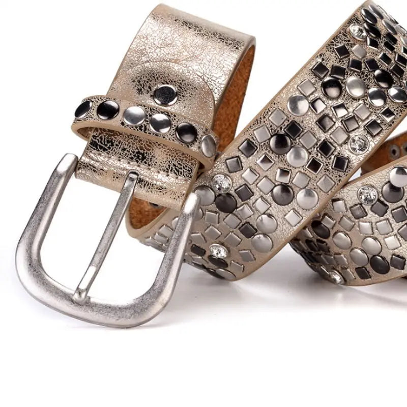 Luxury Rivet Punk Casual Belt
