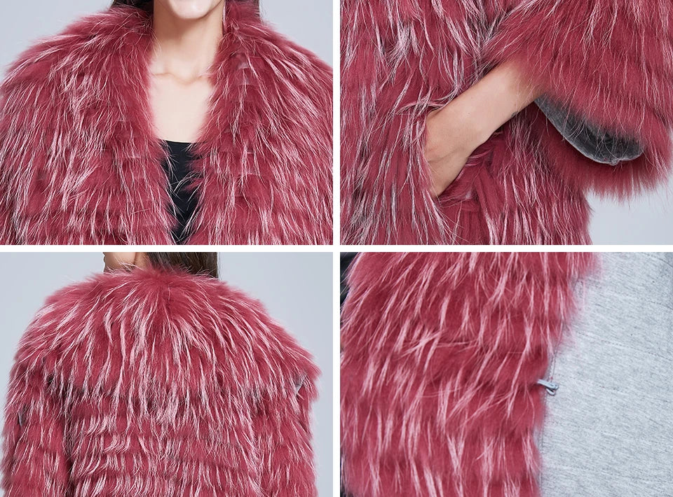 Real Natural Fur Coat