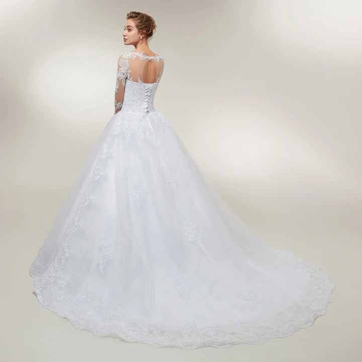 Beautifully Crafted Ball Gown Wedding Dress