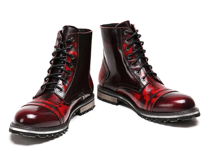 Attractive Mid-Calf Leather Boots