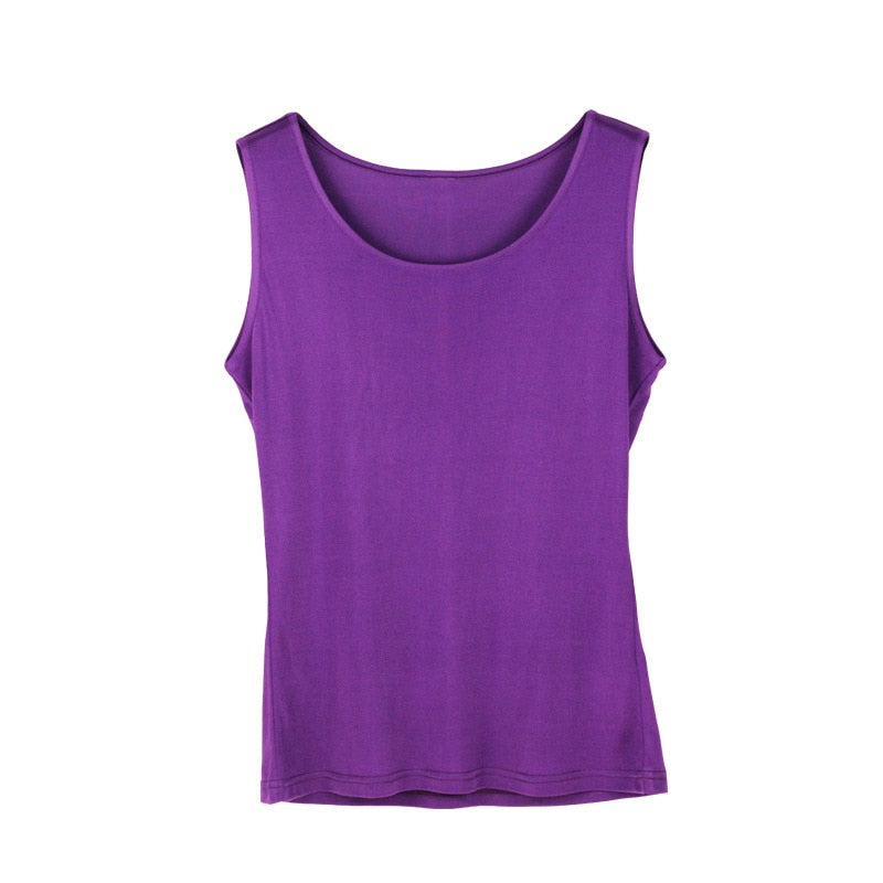 Loose Breathable Women's Real Silk Tank Top| All For Me Today