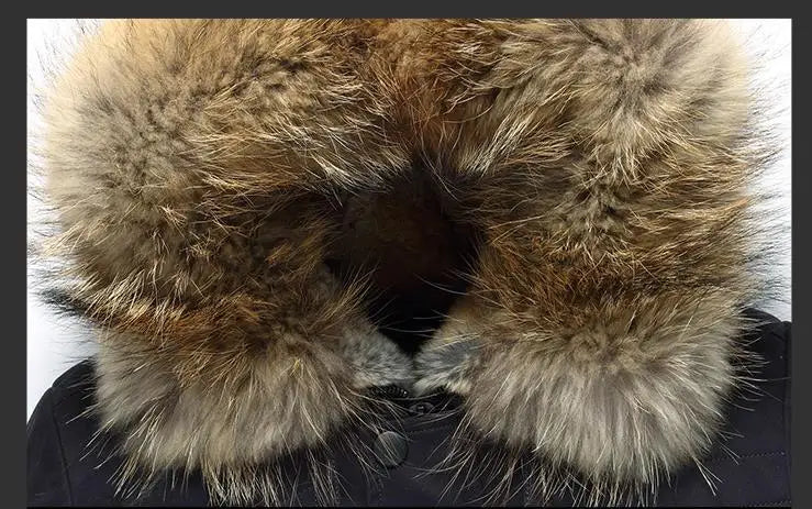 Premium Trim Fur Trendy Parka Coat