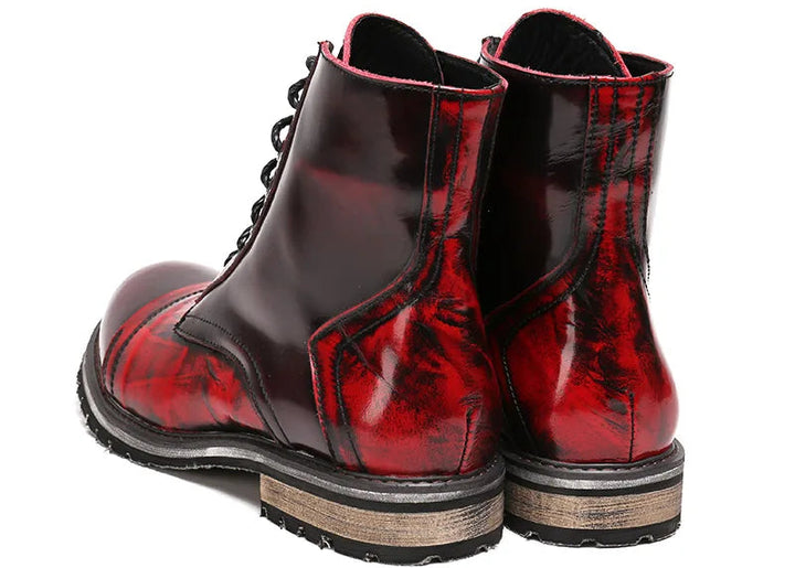 Attractive Mid-Calf Leather Boots