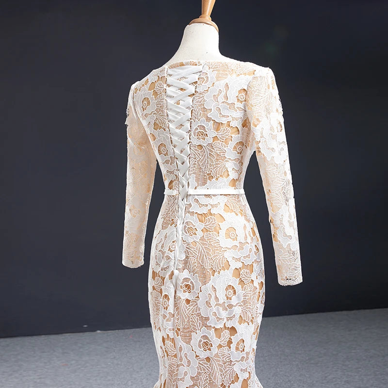 Stunning Hollow-Out Evening Party Dress