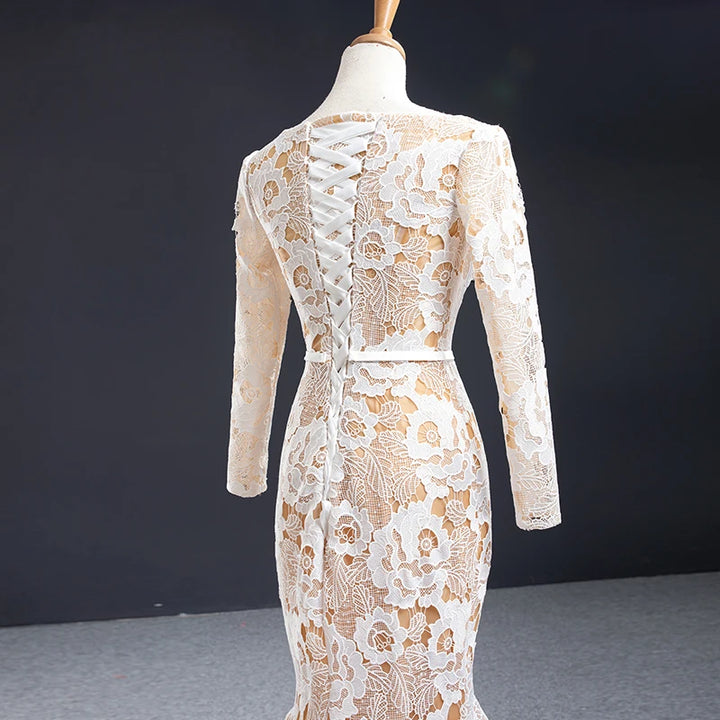 Stunning Hollow-Out Evening Party Dress