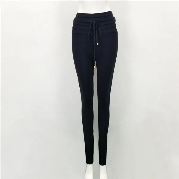Stunning High Waist Stretch Pencil Pants
