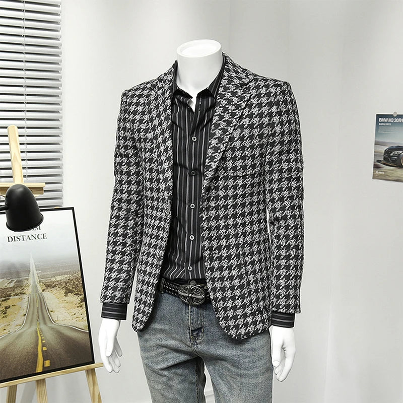 Stylish Swallow Gird Business Blazer