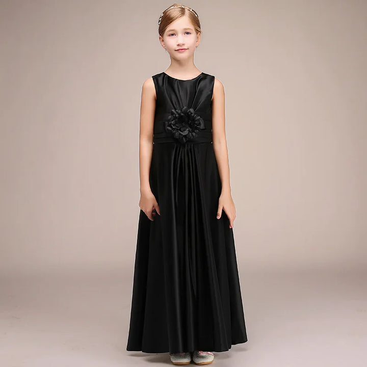 Vintage Satin Little Princess Gown