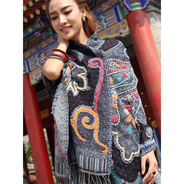 Soft Warm Wool Pashmina Shawl