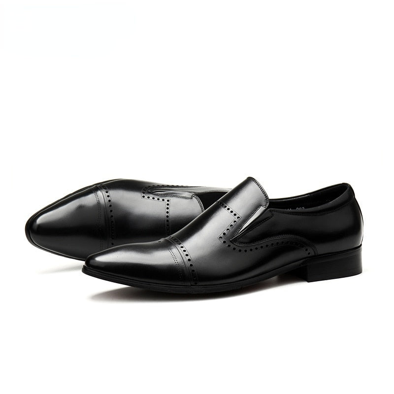 Handmade Pointed Toe Man's Slip on Shoes | All For Me Today