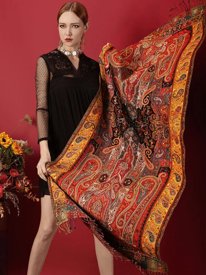 Stunning Merino Boiled Warm Wool Scarf