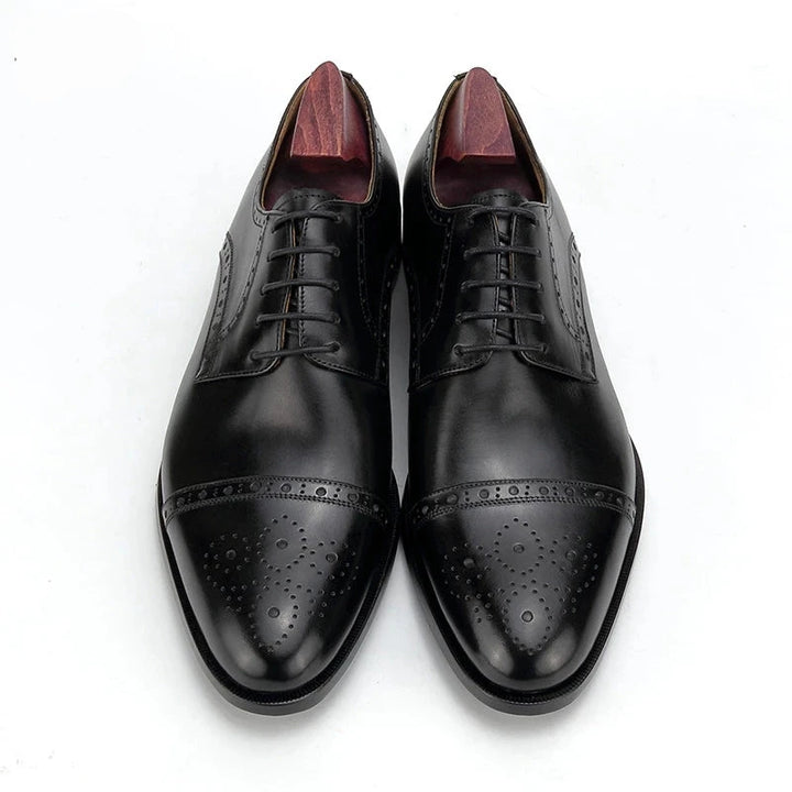 Full Grain Calf Semi-Brogues Shoes