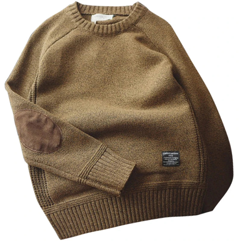 Thick Wool Knitted Pullover Sweater