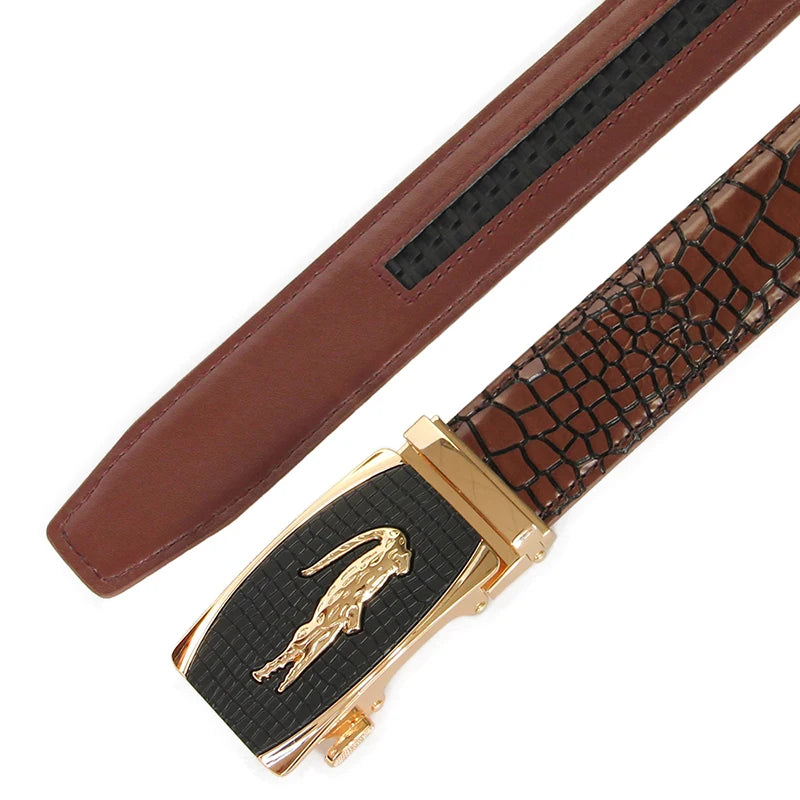 Antique Cowhide Straps Leather Belt