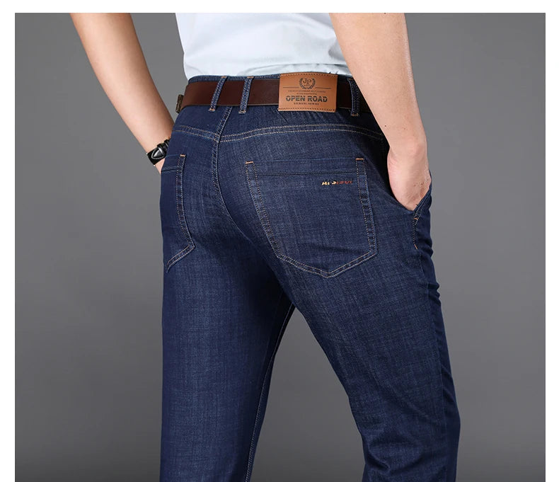 Mid Straight Regular Jeans Pants