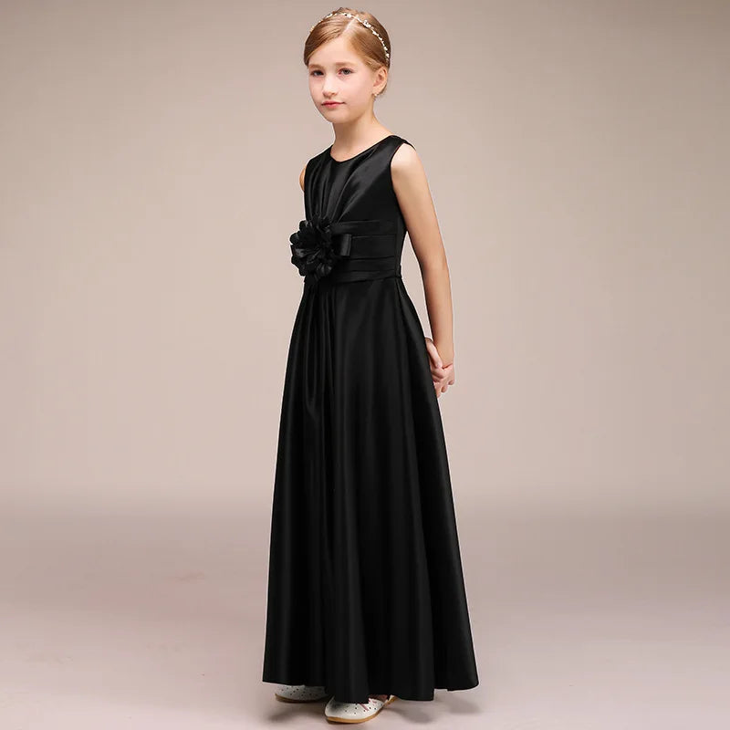 Vintage Satin Little Princess Gown