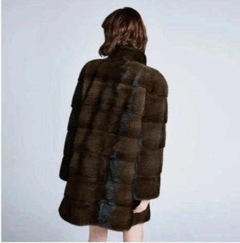 Real Genuine Fur Women's Adjustable Coat