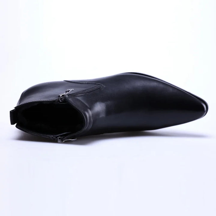 Comfortable Pointed-toe Real Leather Boots