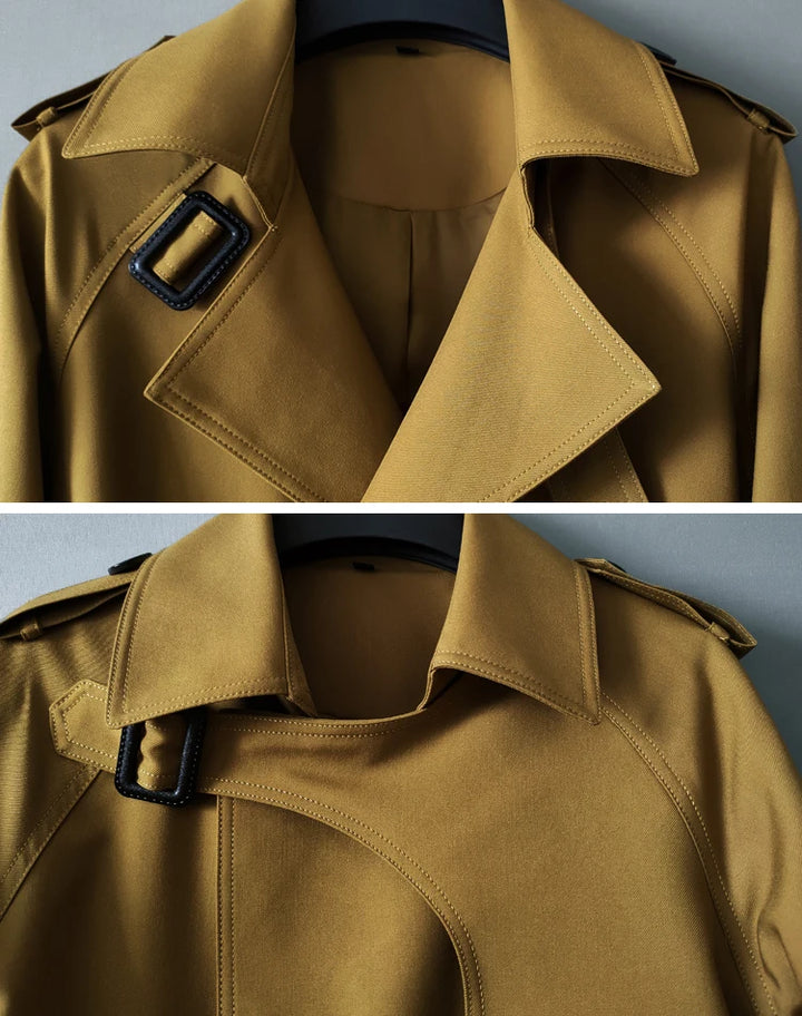 Raglan Sleeve Trench Coat
