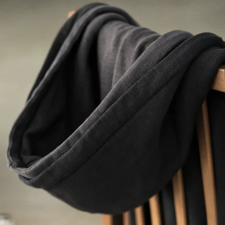 Warm Plush Cotton Knitted Hoodie