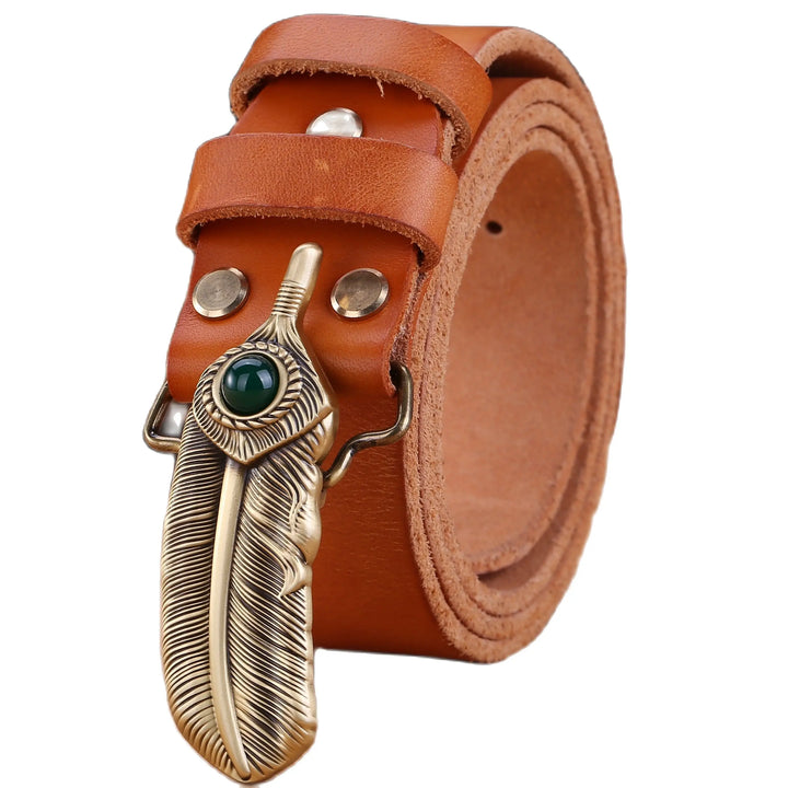 Luxury Full-Grain Leather Belt
