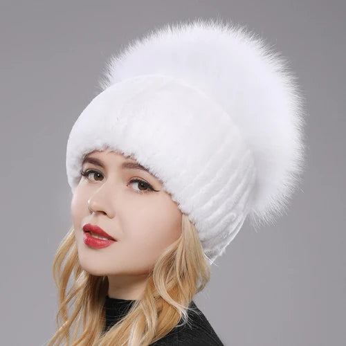 Elegant Real Fur Winter Hat