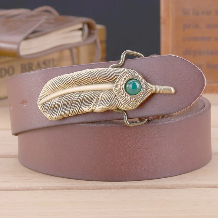 Luxury Full-Grain Leather Belt
