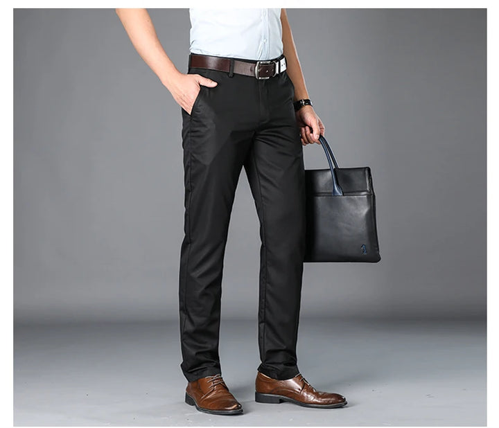 Straight Pocket Smart Casual Pants