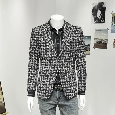 Stylish Swallow Gird Business Blazer