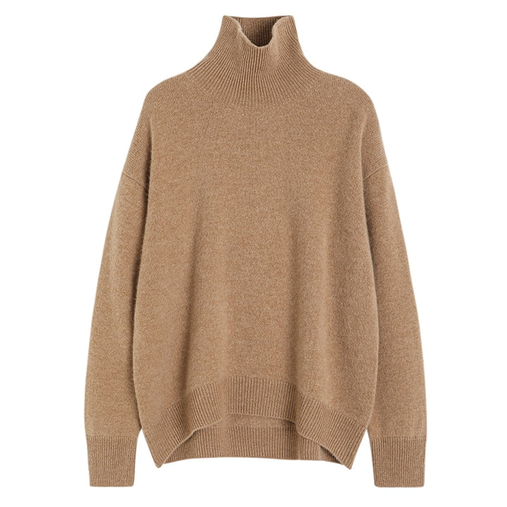 High Collar Women's Cashmere Sweater | All For Me Today