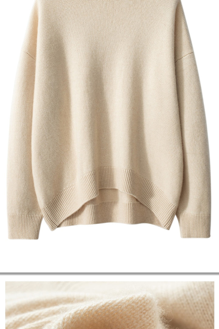 High Collar Women's Cashmere Sweater | All For Me Today