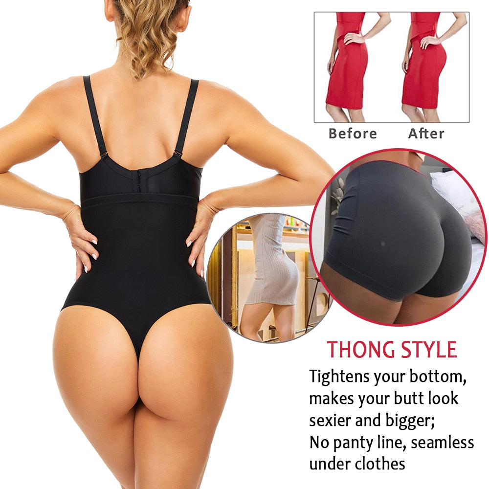 High Waist Shapewear Women's Thong Panties | All For Me Today